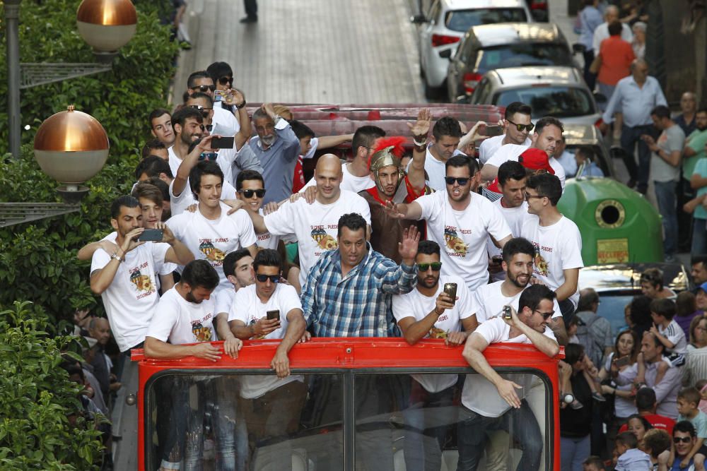 Así ha sido la fiesta del ascenso del Atlético Saguntino a Segunda B