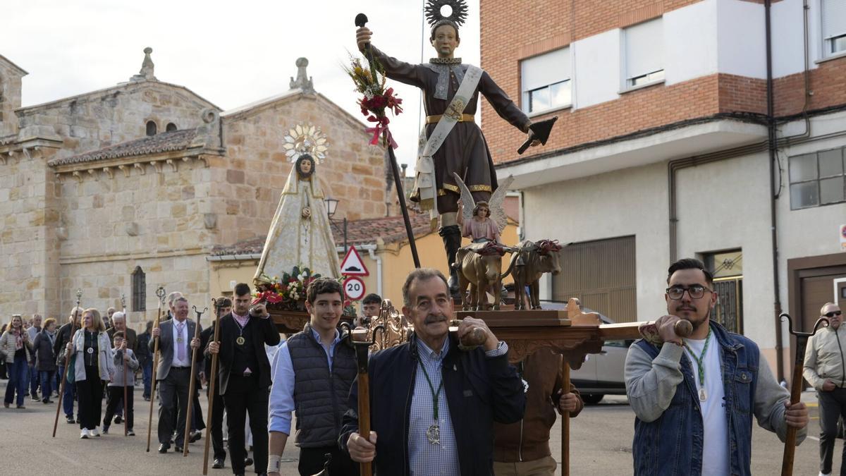 Las mejores imágenes de la procesión de San Isidro en Zamora