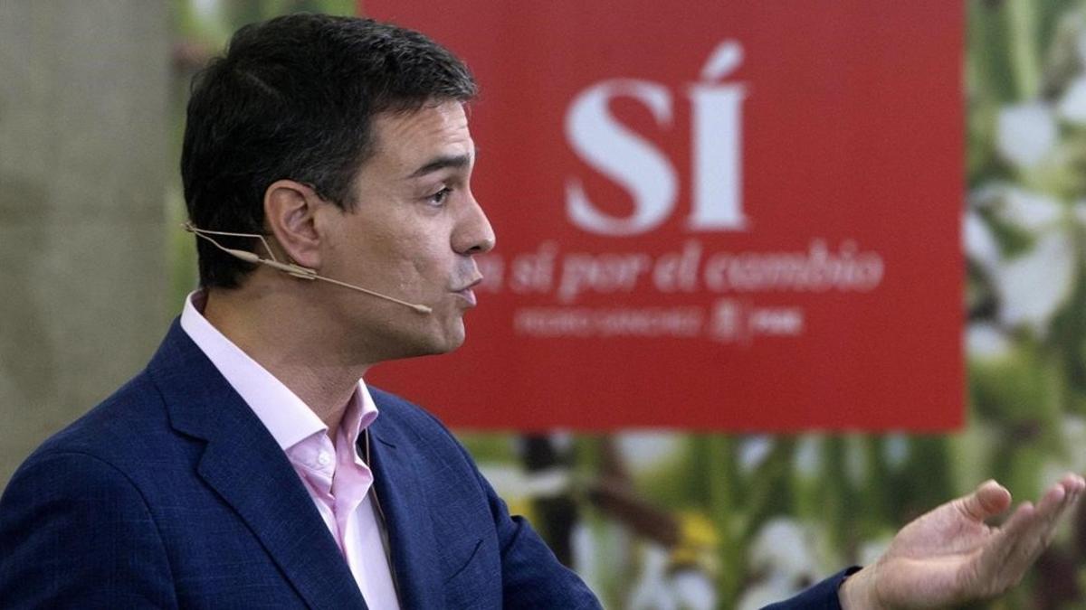 Pedro Sánchez, este lunes en Vigo.