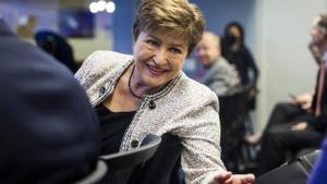 IMF Director Kristalina Georgieva speaks on global economy