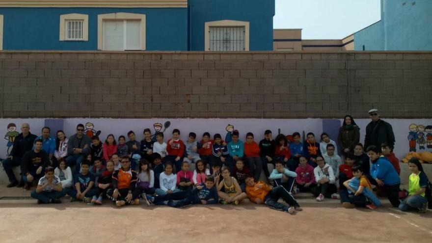 Atletismo con los alumnos del San Ginés de la Jara