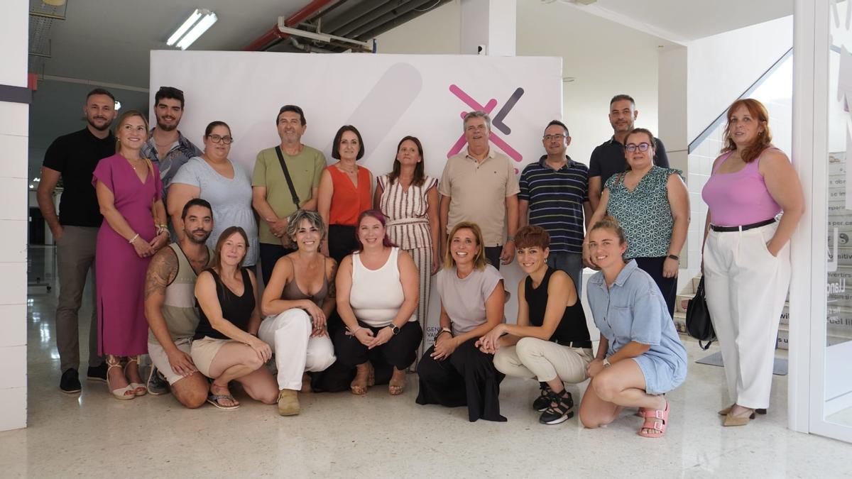 Participantes de la inauguración.