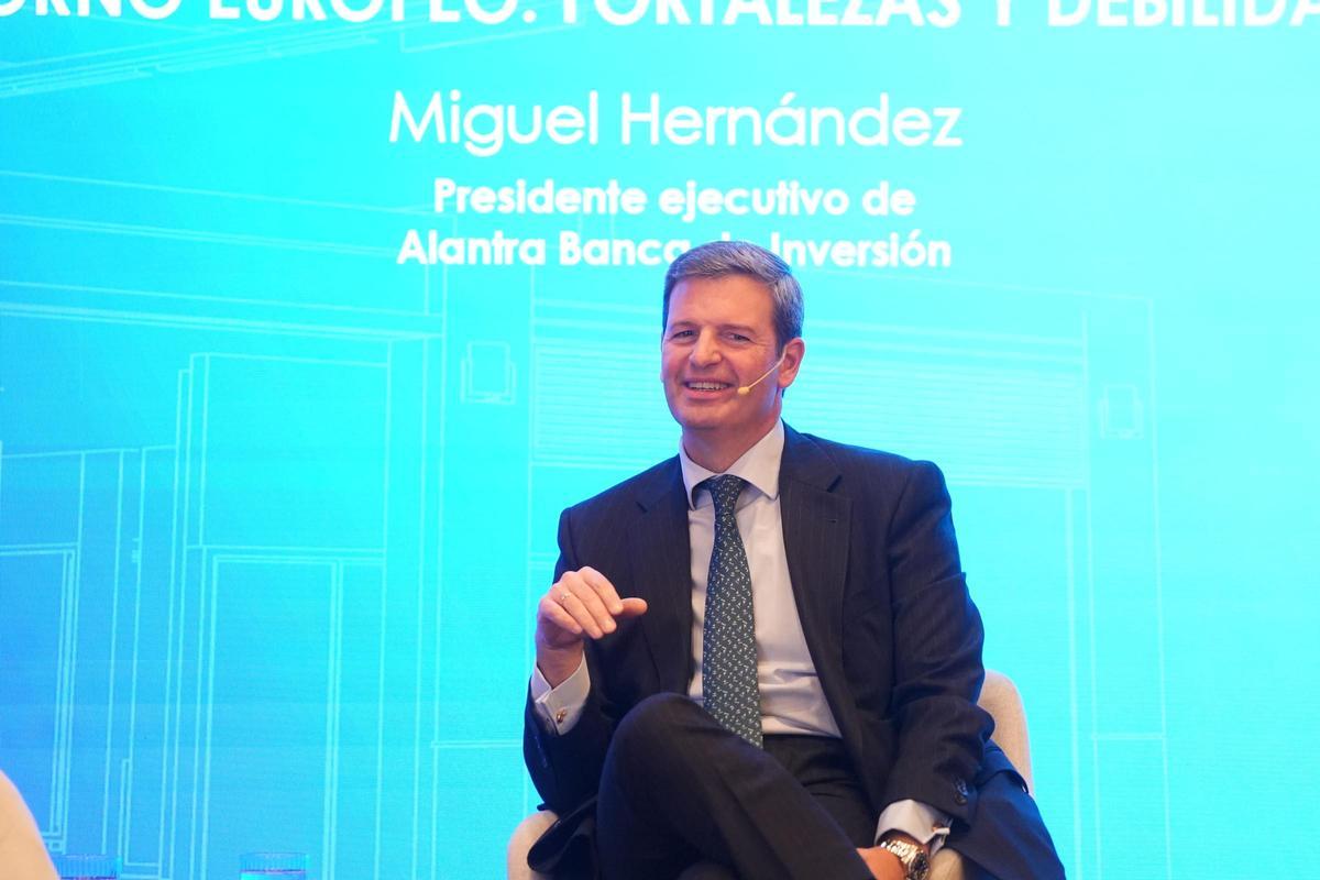 Miguel Hernández, presidente ejecutivo de Alantra Banca de Inversión, durante una de sus intervenciones
