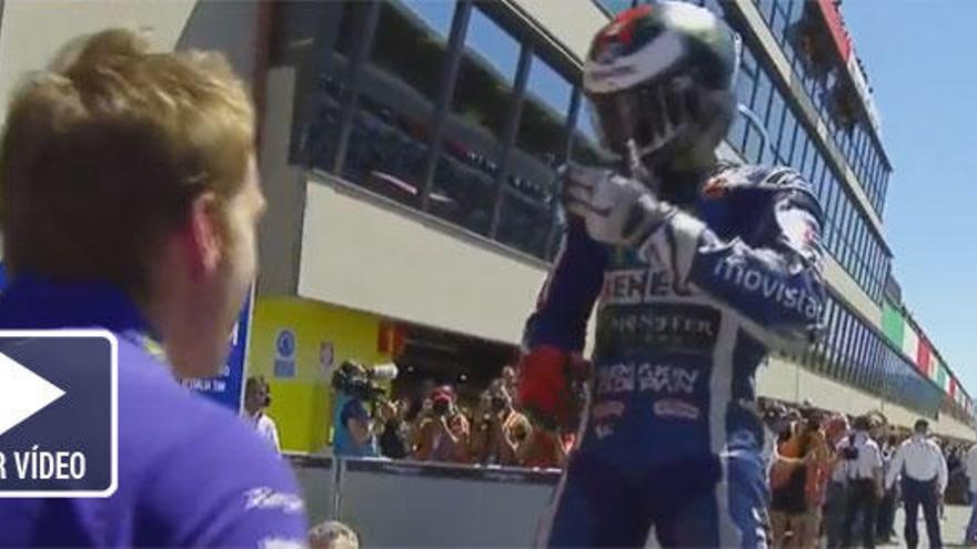 El gesto de Lorenzo en Mugello que provocó la ira de Rossi