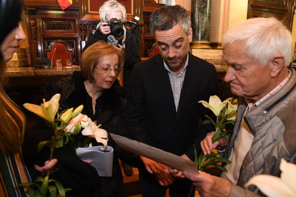 Homenaje a víctimas coruñesas del Holocausto nazi