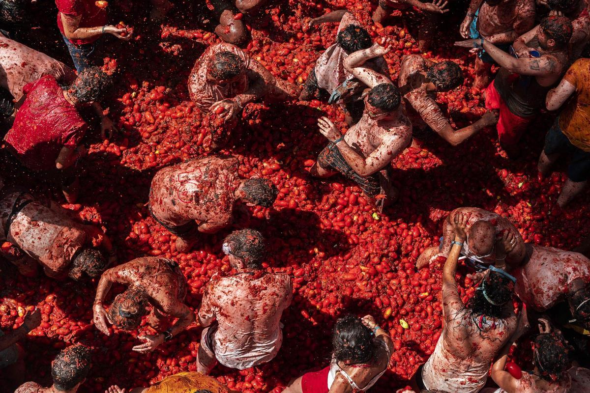 Imagen de la pasada edición de La Tomatina.