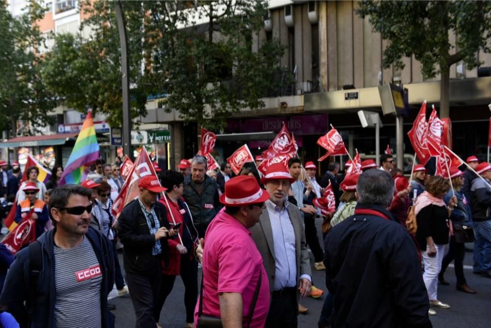 Manifestación del 1 de Mayo en Murcia