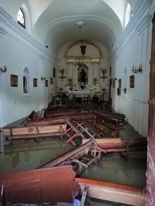 Consecuencias de la inundación de El Trapiche.