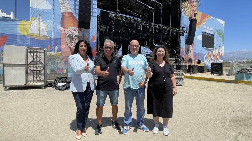 Presentación del Weekend Beach, ayer.