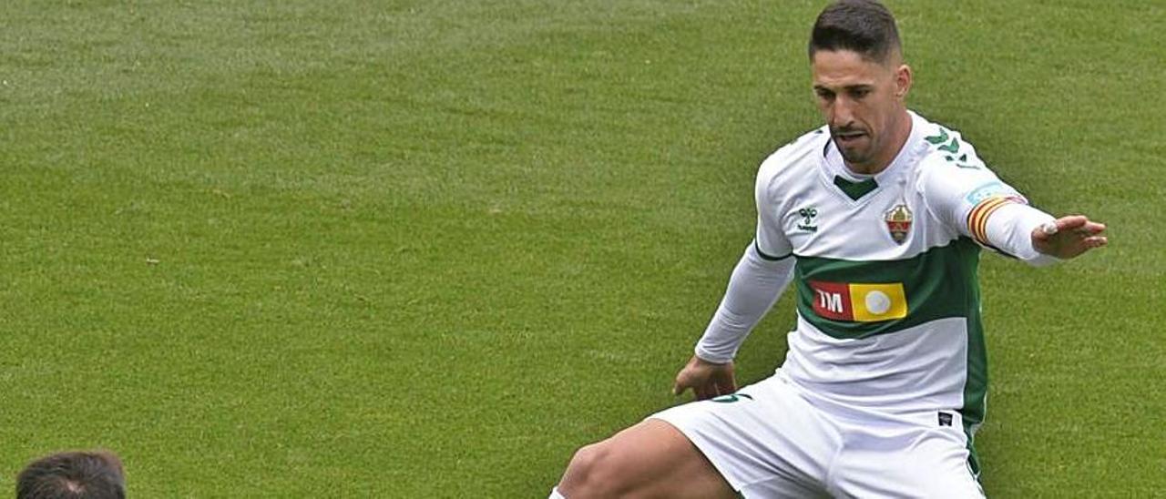 Fidel Chaves, durante el partido del sábado frente al Levante. | MATÍAS SEGARRA