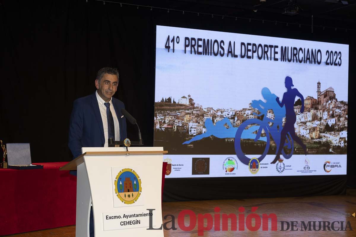 Descubre los ganadores de los Premios al Deporte Murciano celebrados en Cehegín