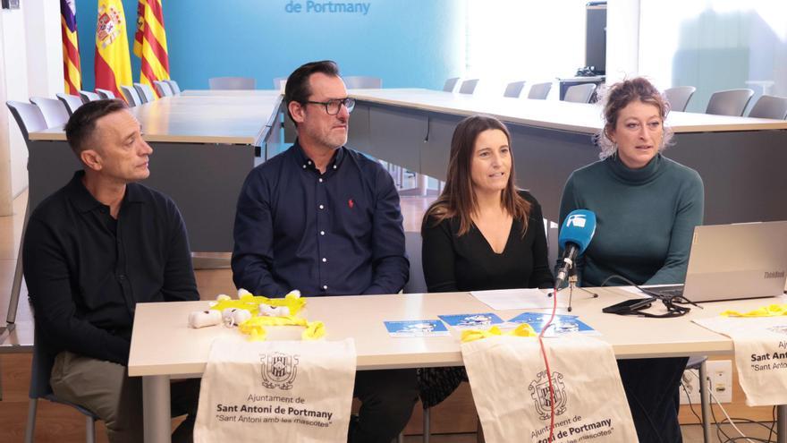 Sant Antoni y Aspanadif lanzan una campaña para fomentar la tenencia responsable de animales