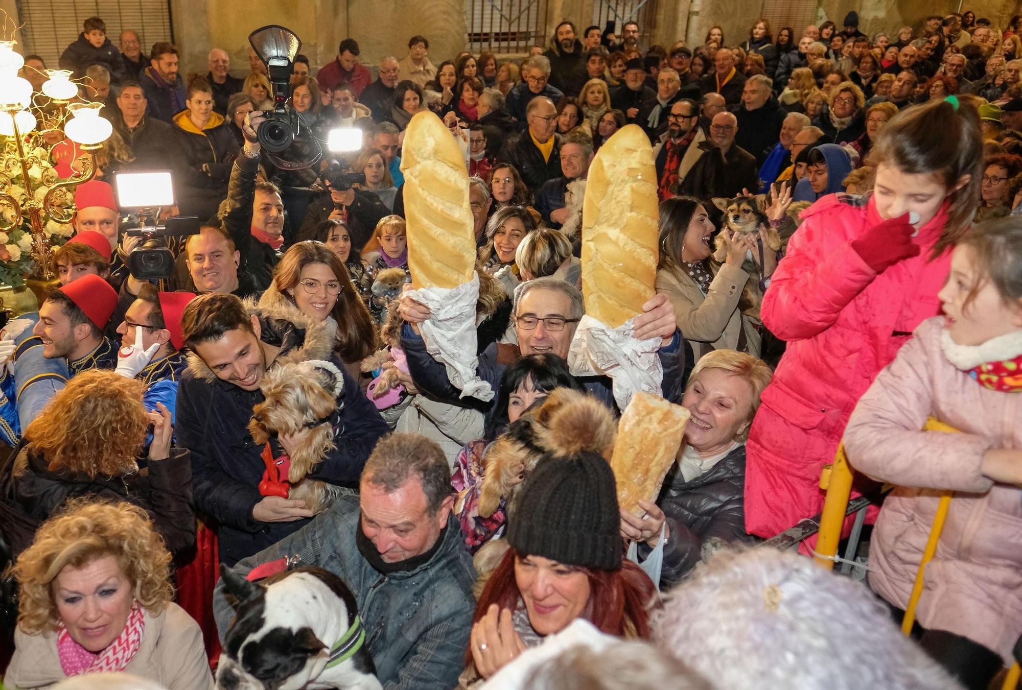 Así fue la última media fiesta de Elda el día de San Antón de 2020 dos meses antes de irrumpir la pandemia de Covid-19