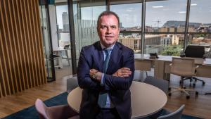 Jordi Termes, creador de Bizum que quiere ser presidente del FC Barcelona, en las oficinas de Vass Company.