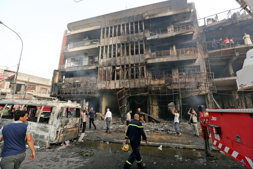 125 muertos y 250 heridos en un ataque con coche bomba en Bagdad