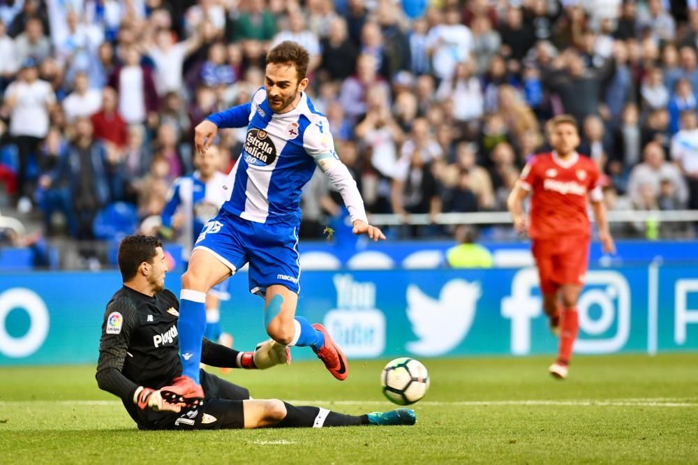 El Dépor no pasa del empate ante el Sevilla