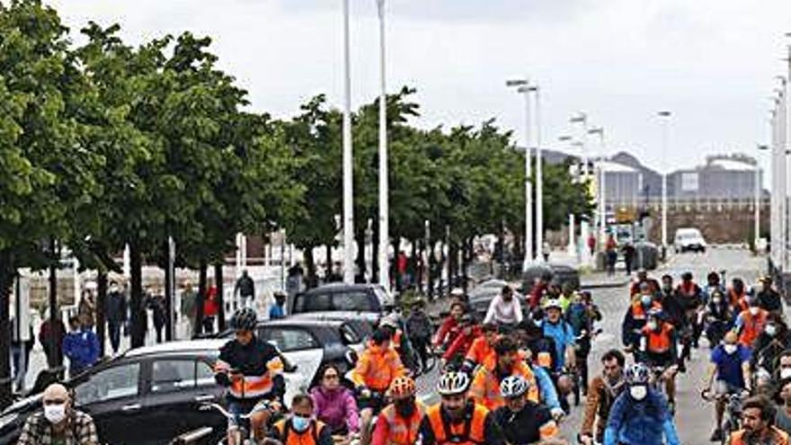 Parte de la manifestación.