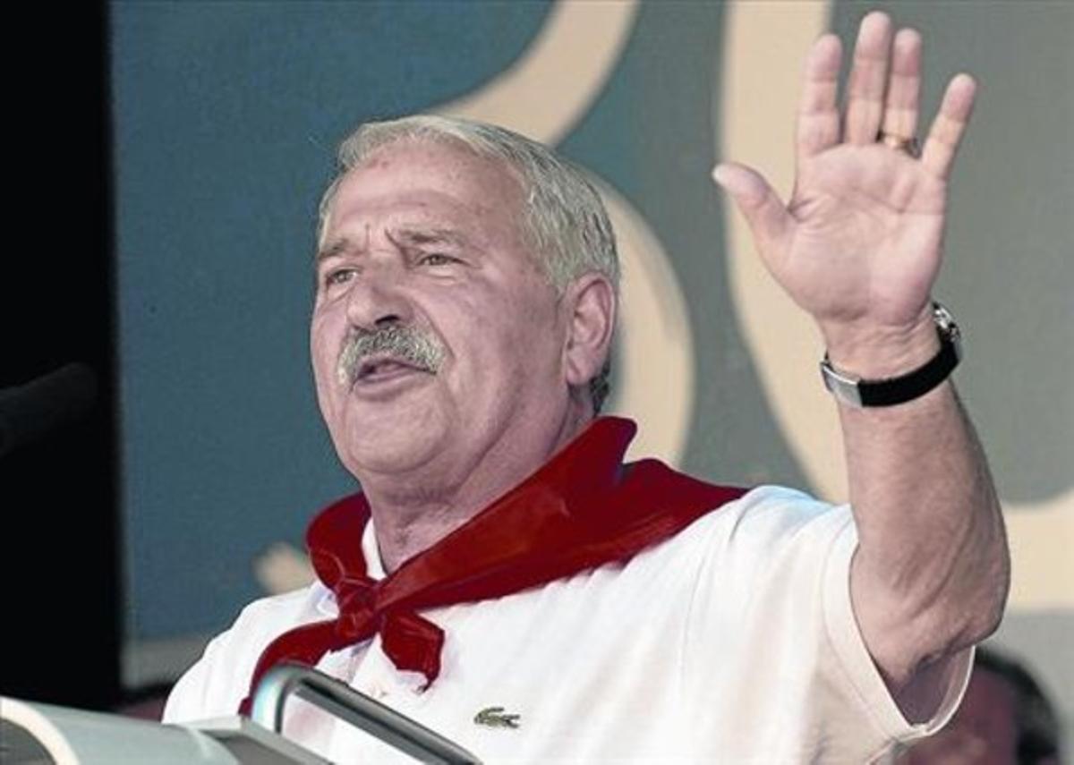 Símbolo 8 José Ángel Fernández Villa, en septiembre del 2009, durante un acto en Madrid.