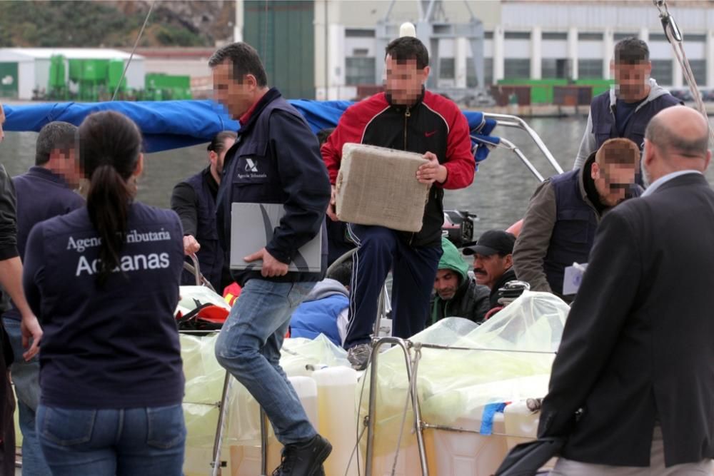 Operación antidroga en la costa de Cartagena