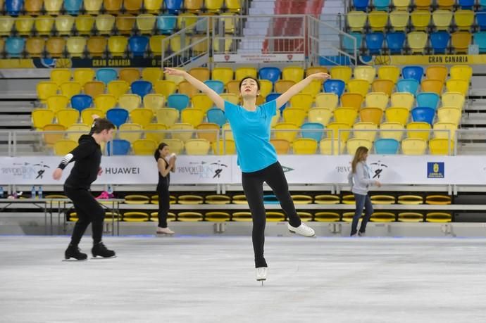 25-12-2018 LAS PALMAS DE GRAN CANARIA. Ensayos del espectáculo Revolution on Ice. Fotógrafo: ANDRES CRUZ