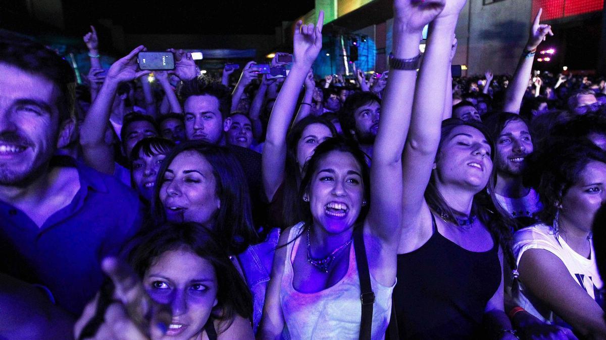 Imagen de archivo del público en el Sónar.