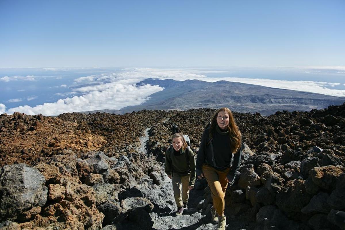 Navidades de altura, subiendo los 3.718 metros del Teide