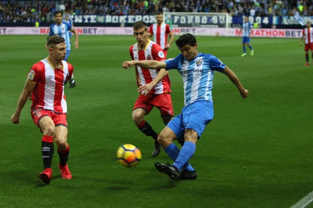 Les millors imatges del Màlaga - Girona (0-0)