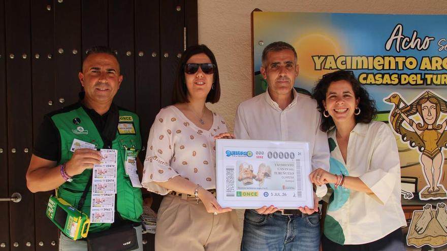 La ONCE llevará la imagen de Casas del Turuñuelo a cinco millones de cupones