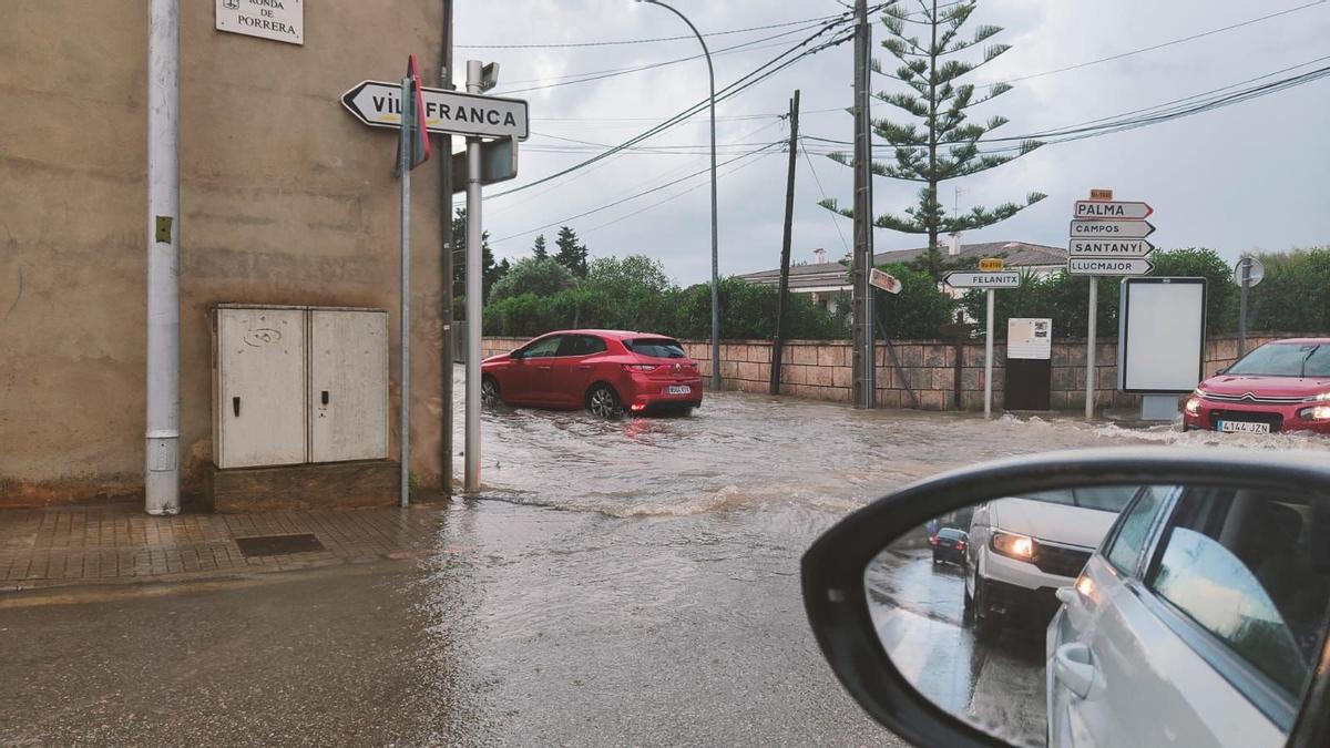 Schwere Regenfälle auf Mallorca