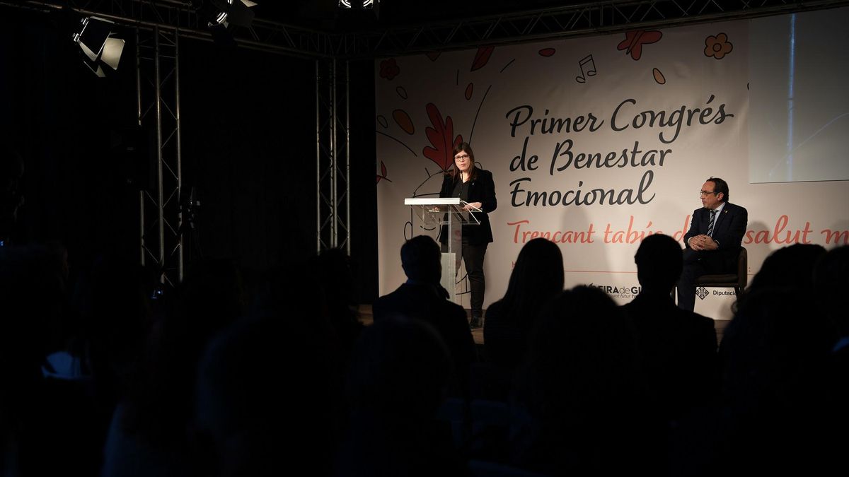 La vicealcaldessa, Gemma Geis, en una imatge del Congrés de Benestar Emocial que es va fer el gener.