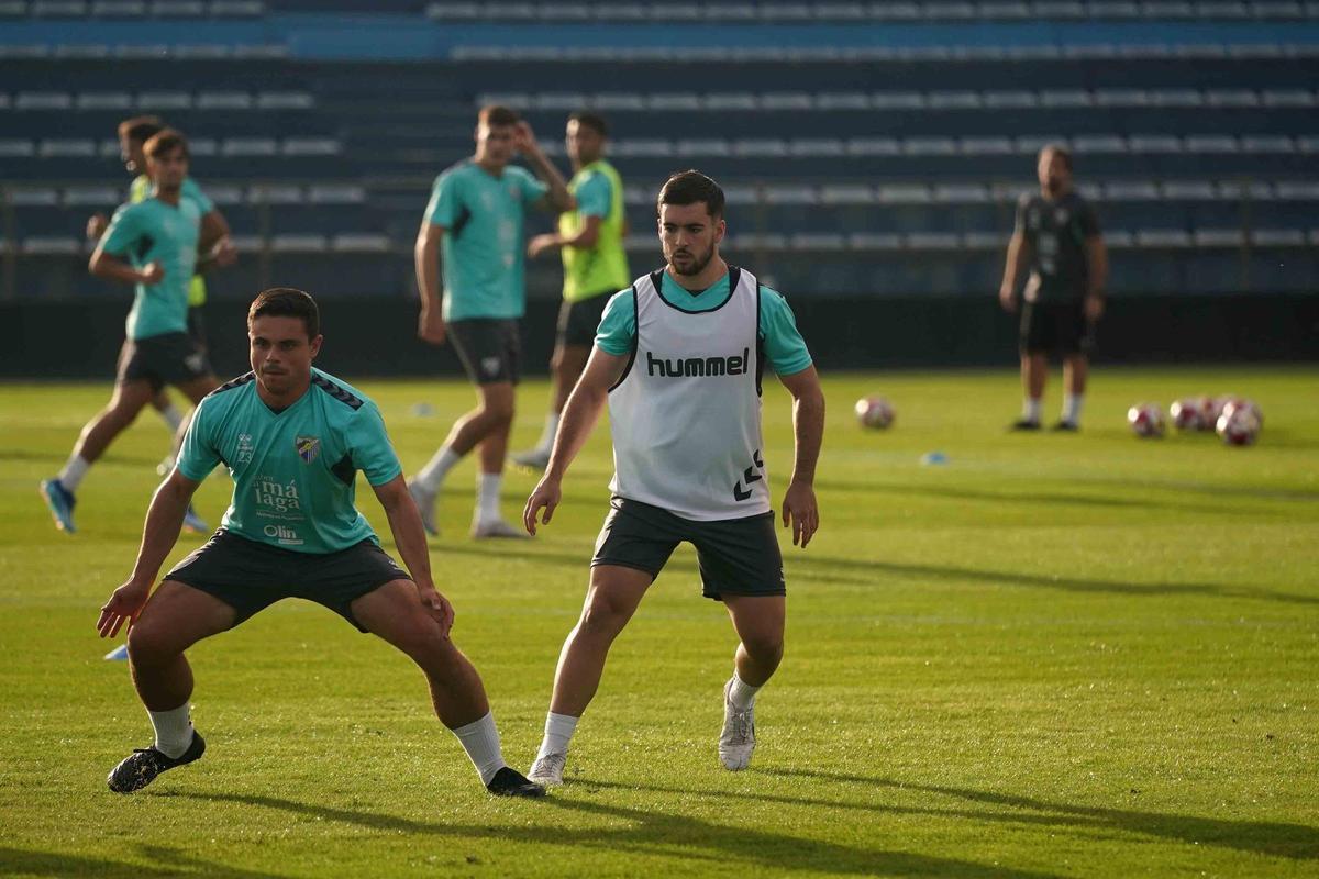 El Málaga CF retoma los entrenamientos en las instalaciones de la Federación