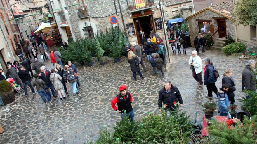 La pluja no desanima l&#039;afluència de públic a la Fira de l&#039;Avet d&#039;Espinelves