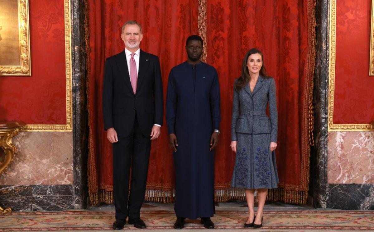 Verdinas con merluza y pitu para el Presidente senegalés en el Palacio Real