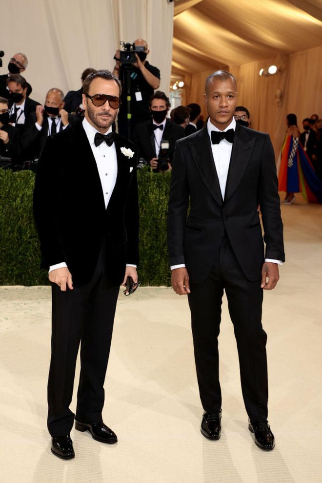 Tom Ford y Heron Preston en la Gala MET 2021