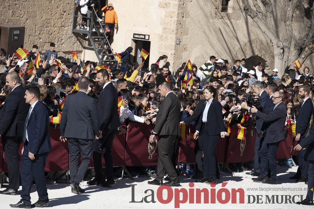 Visita de los reyes de España a Caravaca (explanada de la Basílica)