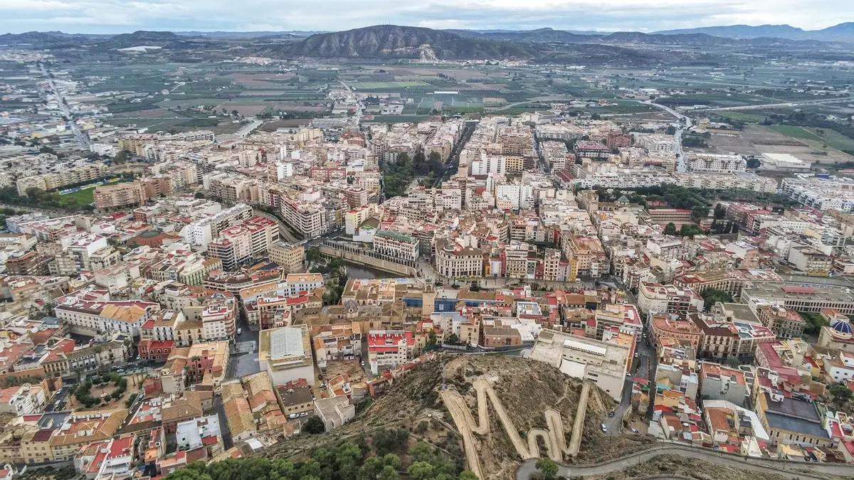 Vista aérea de Orihuela