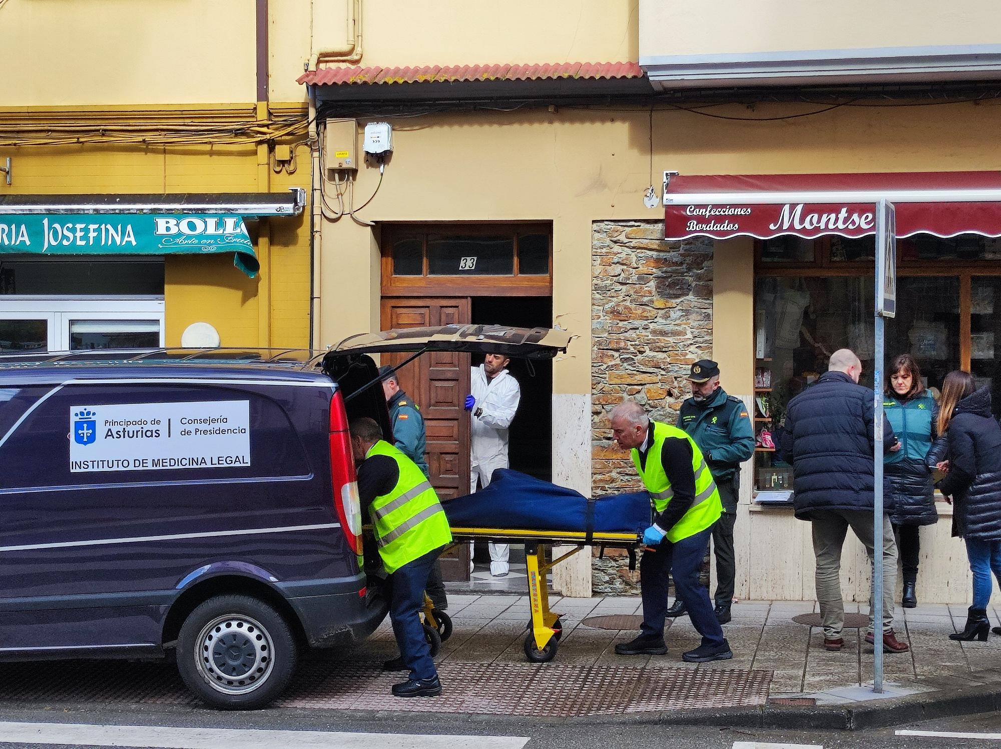 En imágenes: Conmoción en Trevías por un presunto homicidio