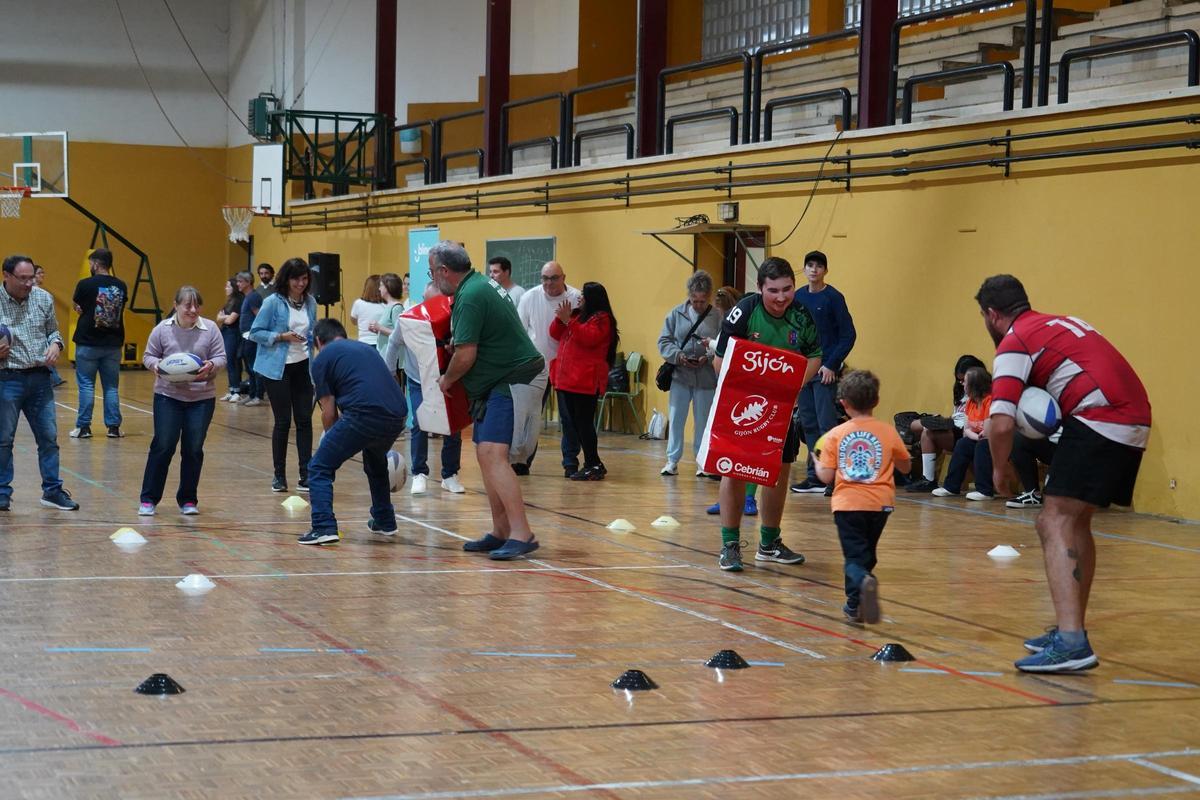 Una actividad deportiva especial organizada para personas con discapacidad.