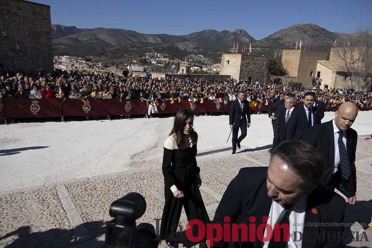 Visita de los reyes de España a Caravaca (explanada de la Basílica)