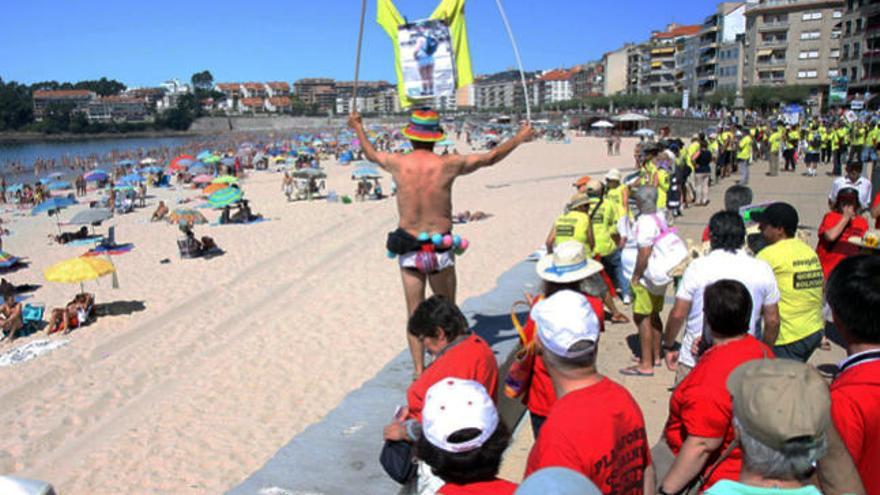 Manifestacion de los afectados en Sanxenxo // Miguel Muñiz