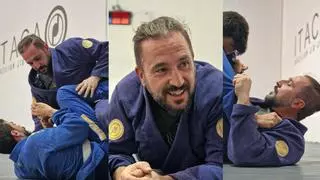 Carlos Navarro, diagnosticado de ELA, encuentra en el jiu-jitsu la "terapia" para mantener su cuerpo y su mente activos