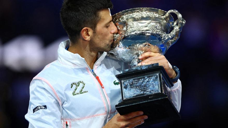 Final del Open de Australia | Tsitsipas-Djokovic, en imágenes