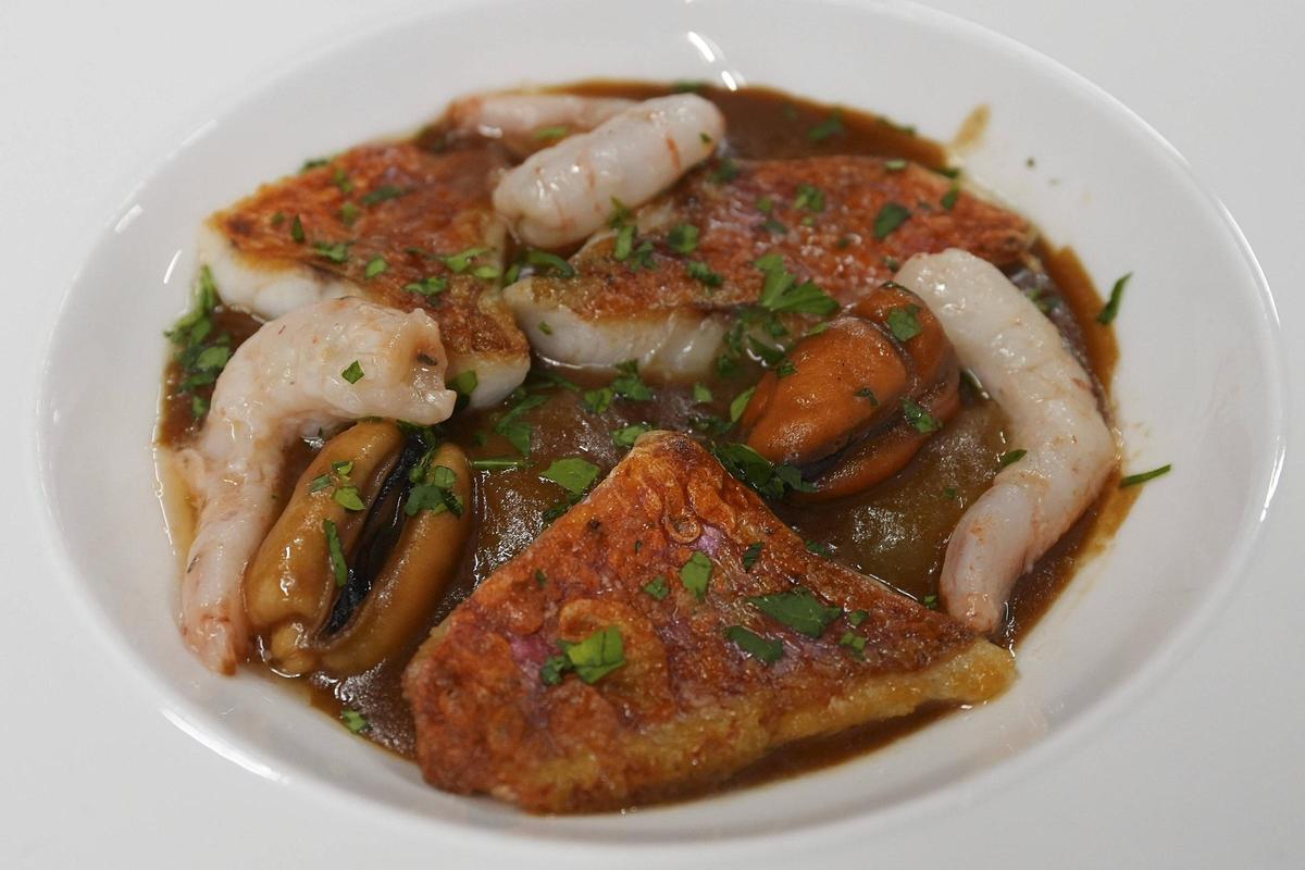 Una elaboració amb peix del concurs.