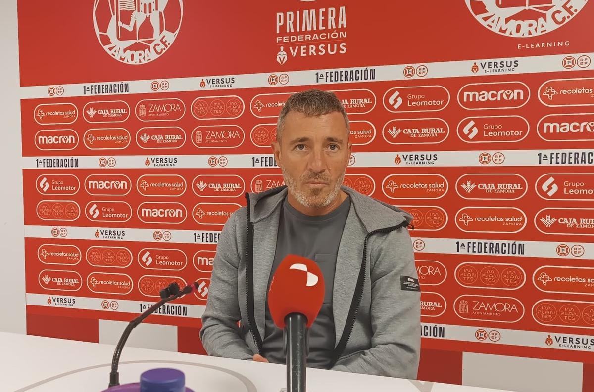 Óscar Cano, este viernes en rueda de prensa.