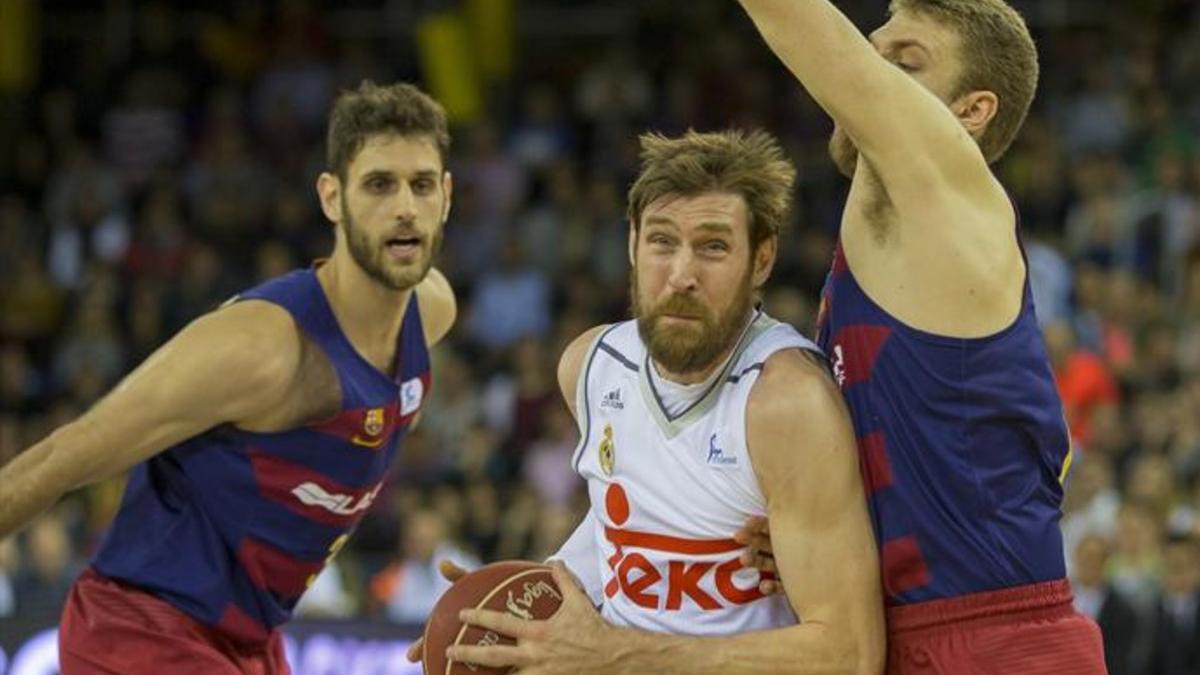 Andrés Nocioni en un duelo ante el Barça Lassa de la pasada temporada