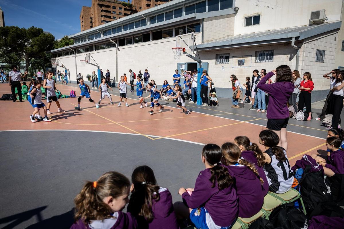 En imágenes | La emoción del baloncesto escolar se vive al máximo en el torneo del Colegio Doctor Azúa