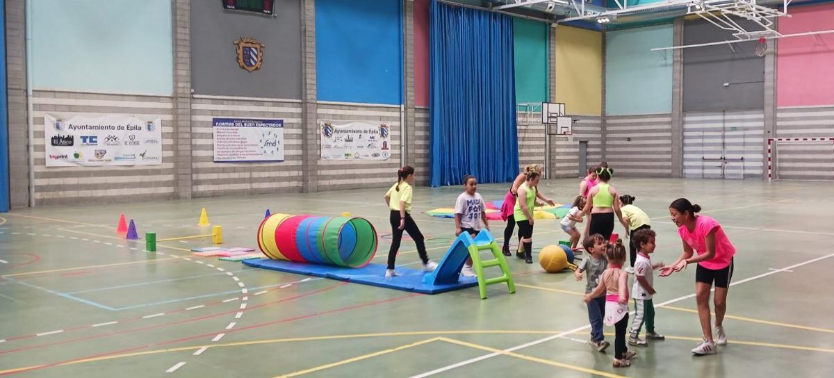 El Servicio  Municipal de Deportes de Épila organizó exhibiciones de todas las actividades.