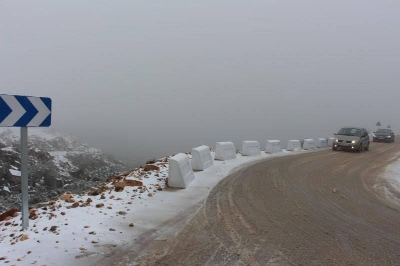 Nieve en la provincia de Córdoba