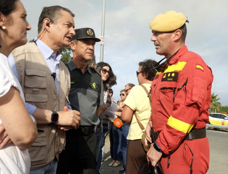 El incendio de Moguer alcanza el Espacio Natural de Doñana