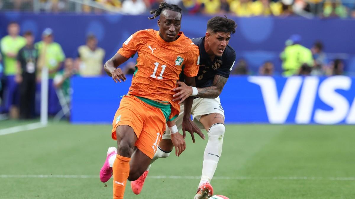 Diomandé maravilló en su primer encuentro del Mundial